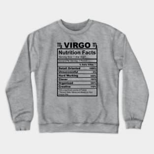 Virgo Facts Crewneck Sweatshirt